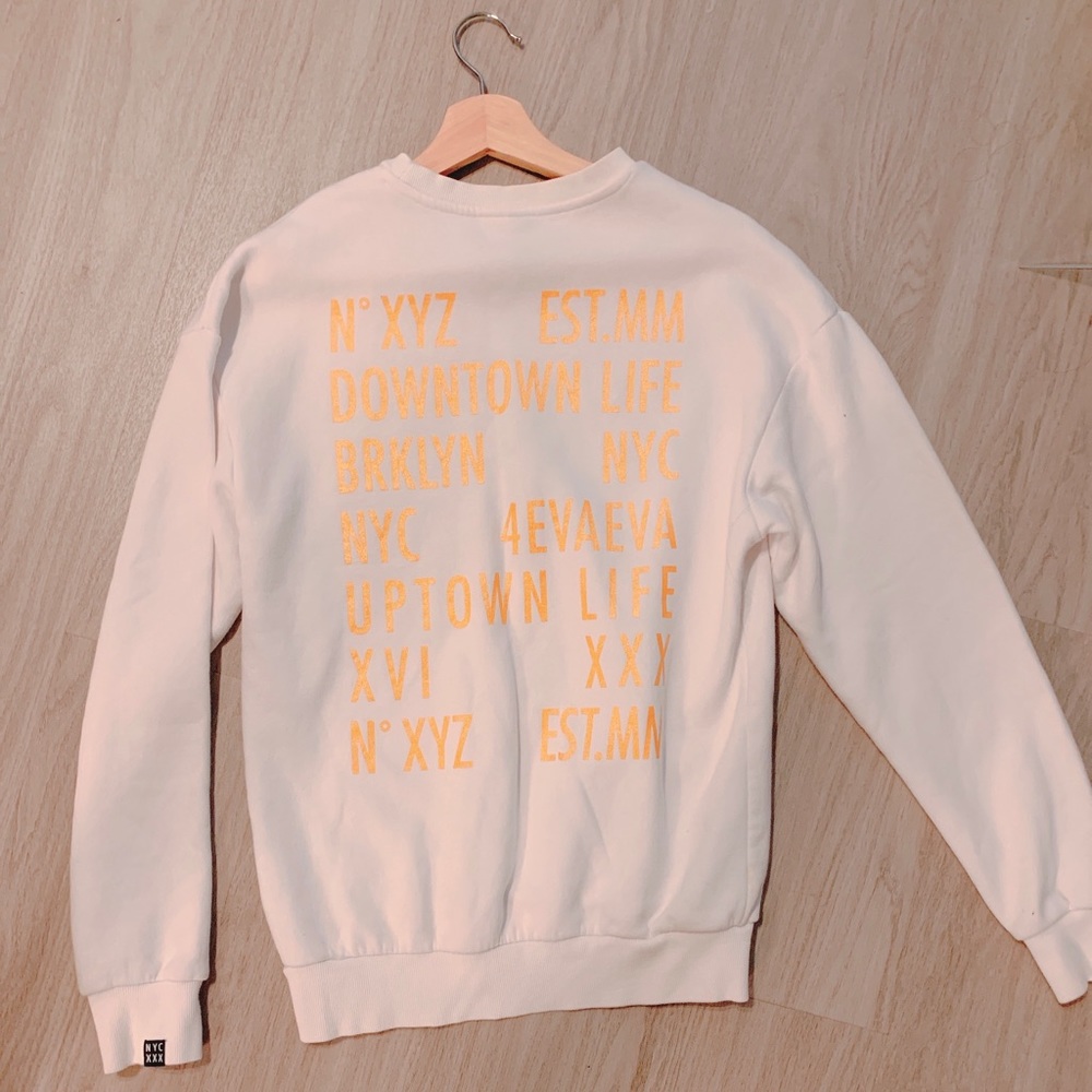 H&M sweatshirt (back detailed)